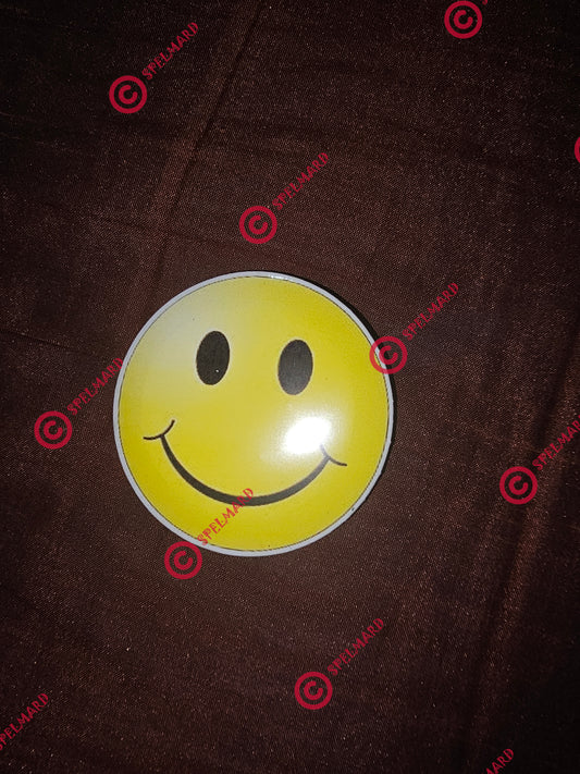 Smiley Face Button BADGE 2 1/2 Inches